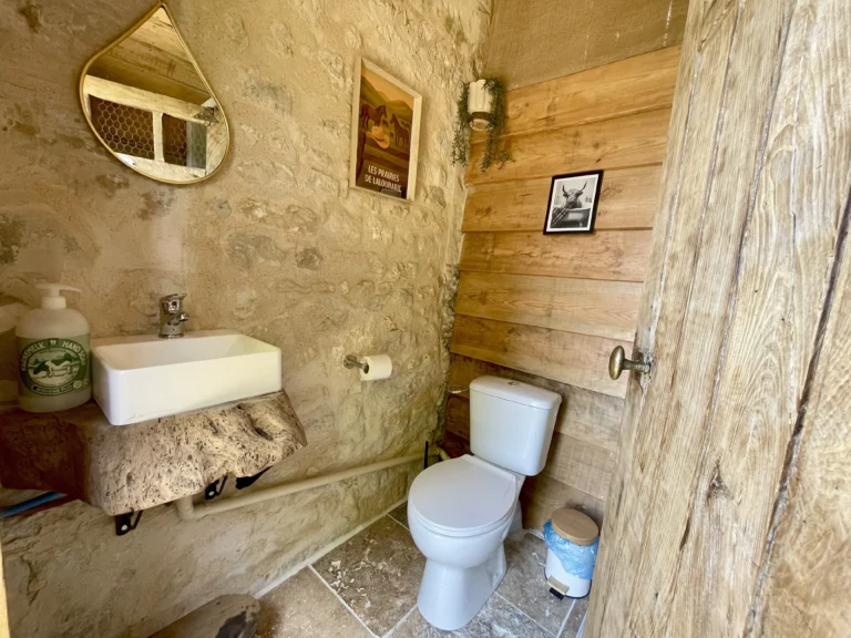 sanitaires privés camping
