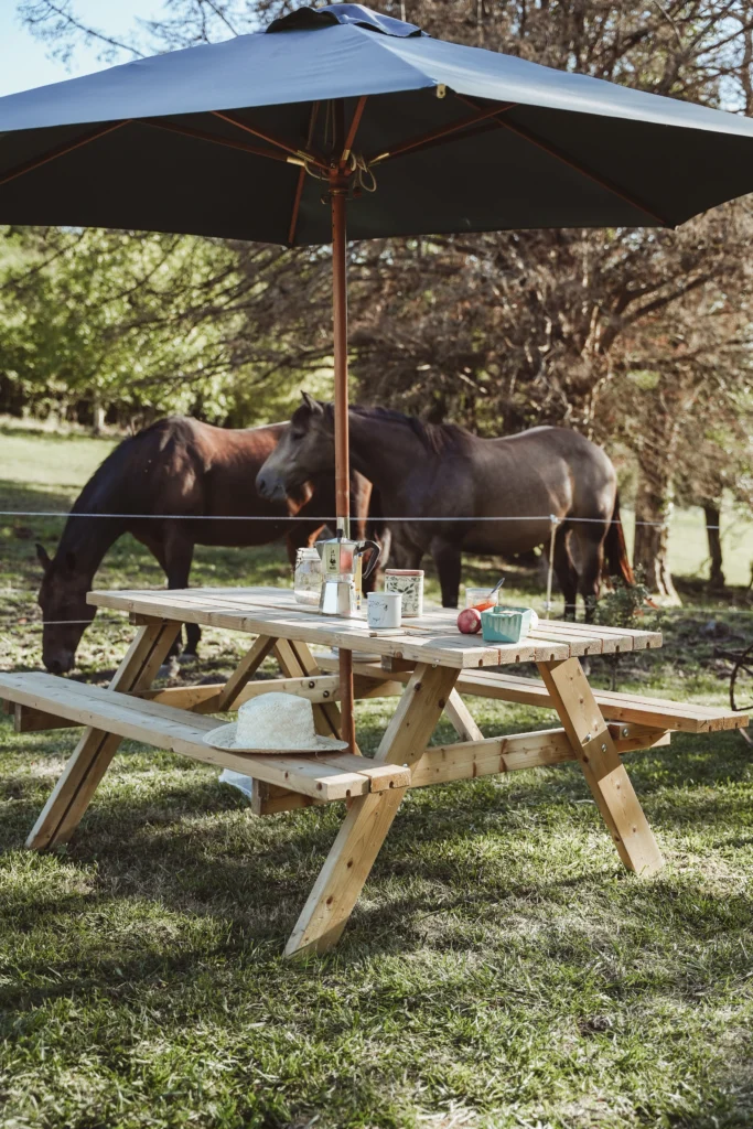Camping à la ferme, emplacement tente, van