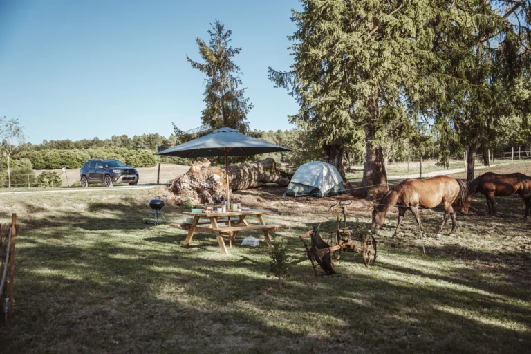 Accueil tente, van, camping car à la ferme en Dordogne
